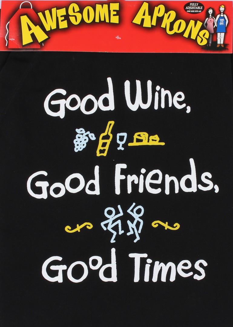 Wine Apron Good Wine. Code: APR-WIN/GOOD. image 0